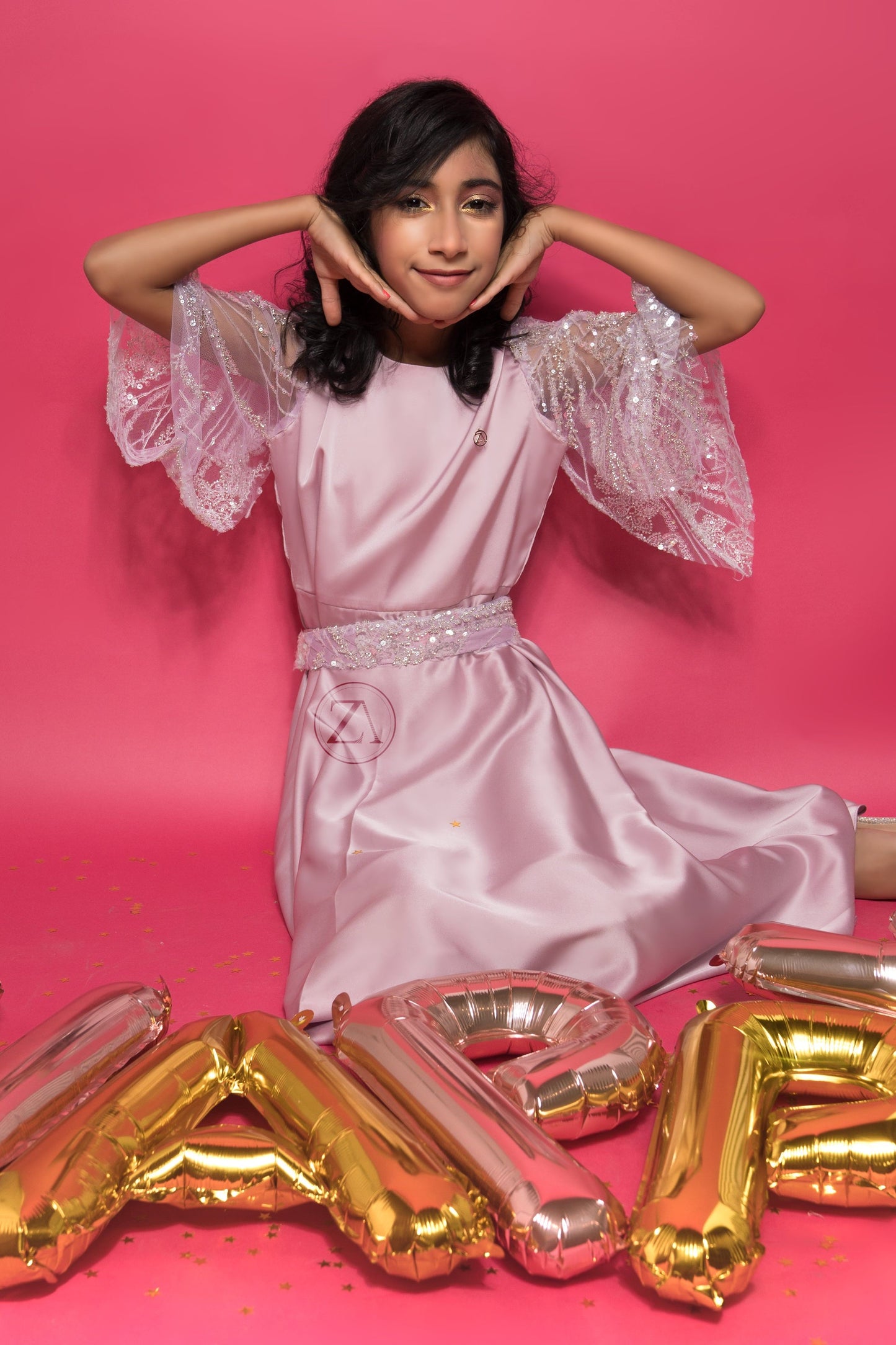 Lilac Bloom Elegance Dress